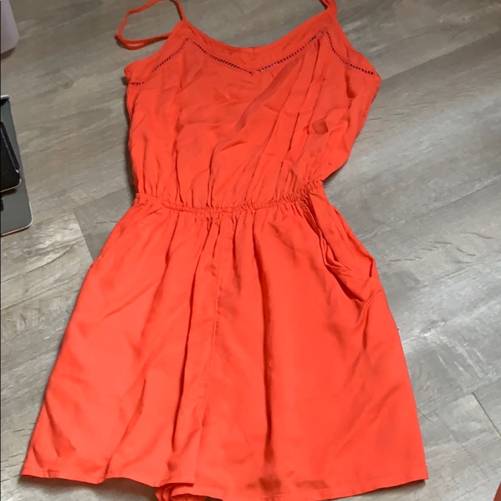 Orange romper